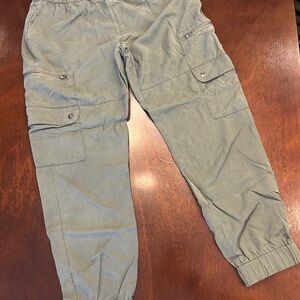 Banana Republic Army Green Cargo Joggers